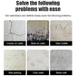 Adhesivo de pared de imitación de azulejo cerámico resistente a la humedad