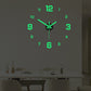 Juego de Reloj de Pared Acrílico Luminoso 3D DIY