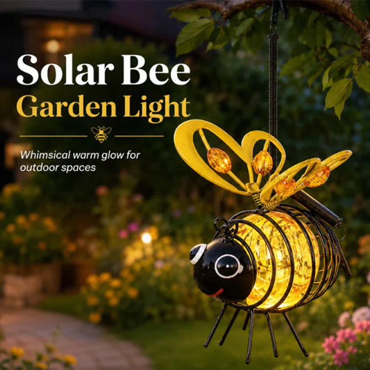 🐝Luz Solar de Abeja Colgante para Exterior - Regalo Ideal para Amantes de Plantas, Madres o Cualquier Persona Alegre❤️