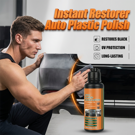 Pulidor de plástico negro multiusos para coches