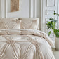 📢📢 ¡50 % de descuento! ⏰🎁 Elegante juego de ropa de cama con un sofisticado diseño plisado: comodidad con estilo para tu dormitorio🛏️✨