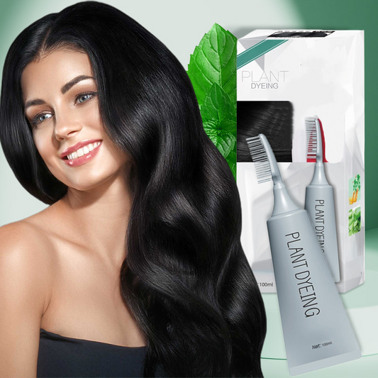 Compre 2 y obtenga 1 gratis  🔥  Tinte para el cabello con peine a base de plantas