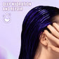 Máscara hidratante para el cabello púrpura con olor duradero