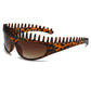 ⏳ ¡Oferta por tiempo limitado: 50% de descuento! ⏰ 🕶️☀️ Gafas de sol cuadradas creativas con marco tipo peine