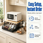 🍳📦 Estante Microondas 2 Niveles – Cajón Deslizante, Acero Resistente y Organizador Perfecto para Cocinas Pequeñas 🏠✨