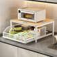 🍳📦 Estante Microondas 2 Niveles – Cajón Deslizante, Acero Resistente y Organizador Perfecto para Cocinas Pequeñas 🏠✨