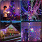 🎁 50% de descuento – Guirnalda de luces decorativas solares 🏠 Decoración imprescindible para tu jardín