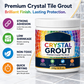 🔥¡Oferta imperdible con 50% de descuento!🔥 Lechada para azulejos Crystal – Impermeable, de alta resistencia, para azulejos y mosaicos 💎