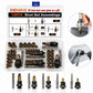 💥【50% DE DESCUENTO】🔥 Kit de Herramientas para Tuercas Remachables M3-M12 | 68 Piezas con Mandriles Correspondientes | Acero Oxidado Negro Resistente a la Corrosión | Fácil Instalación, Sin Necesidad de Soldadura | Reparación de Autos/Muebles/Equipos 🔩