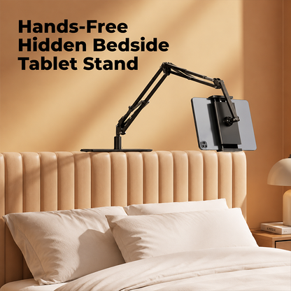 🛏️🧲 Soporte Tablet Magnético para Cama – Base Oculta Bajo el Colchón, Sujeción Firme y Manos Libres para Ver Series sin Cansarte 📺✨