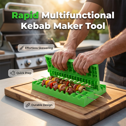 Herramienta multifuncional para hacer brochetas de kebab