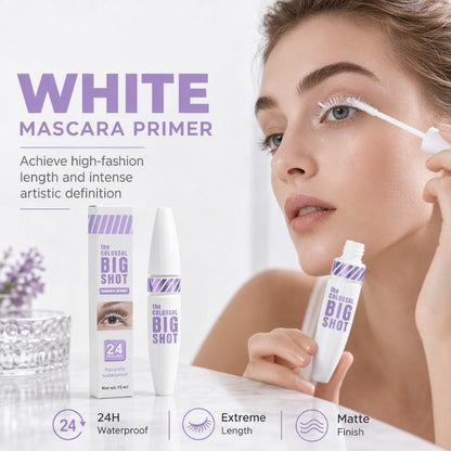 ¡Duplica la longitud de tus pestañas al instante! ✨ Primer blanco de pestañas resistente a manchas durante 24 horas