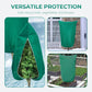 Cubierta de Protección contra Heladas para Plantas en Invierno con Cierre y Cordón Ajustable
