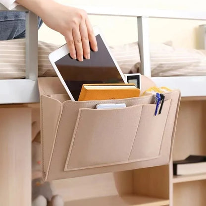 🥳¡OFERTA ESPECIAL!🥳💞 ¡Más de 10K vendidos! Organizador de cama – con múltiples bolsillos, suave fieltro y fácil instalación. Todo al alcance de tu mano: ¡consigue el tuyo ahora! ✅