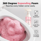 Limpiador espumoso para inodoros en forma de mousse