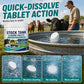 Tabletas de limpieza de rápida disolución para tanques de agua y bebederos de ganado