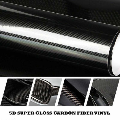 🏎️ Vinilo Efecto Fibra de Carbono para Coche