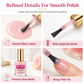 💅 Relleno alisador de estrías para uñas con acabado natural y brillant