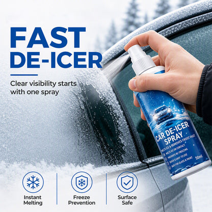 🚗Spray descongelante rápido para ventanas de auto❄️