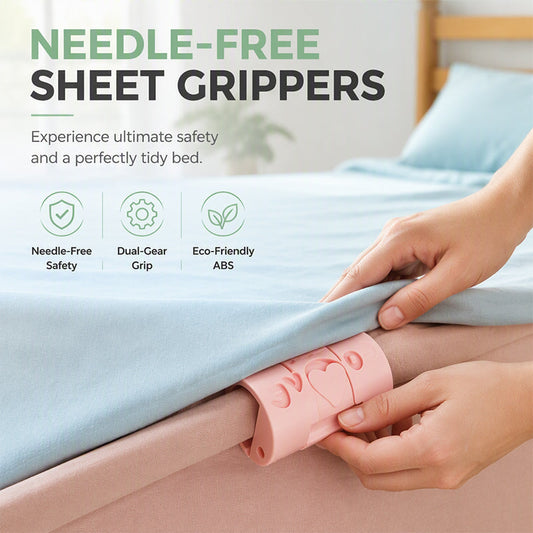 🛏️ Clips sin Agujas para Mantener la Sábana Más Firme