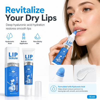 Sérum hidratante para labios: cuidado hidratante y reducción de las líneas de expresión en los labios, 15 ml
