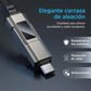 🔥OFERTA ESPECIAL: 50 % DE DESCUENTO🔥 Cable de carga con llavero y pantalla digital 4 en 1